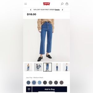 Levi’s Ribcage Jeans in Medium Wash